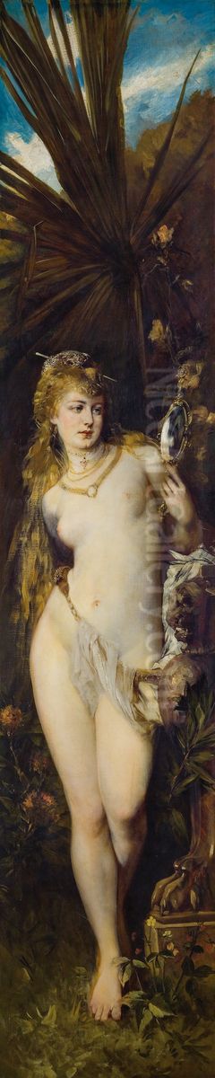 sight Oil Painting by Hans Makart