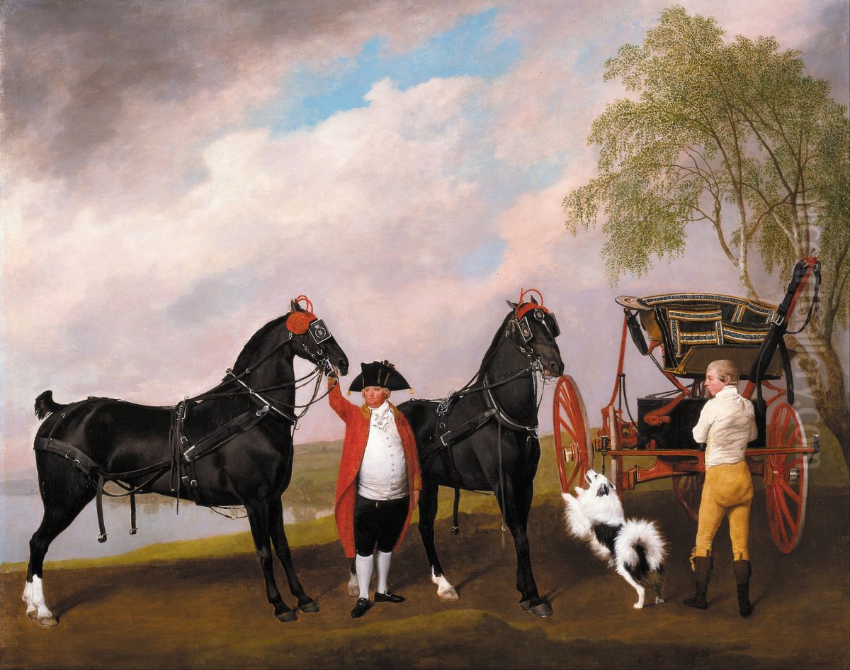 The Prince of Wales's Phaeton Oil Painting by George Stubbs