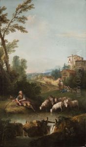 Landscape with Jacob Watering Laban's Flock