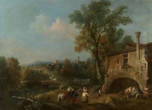 Landscape with a Wayside Tavern