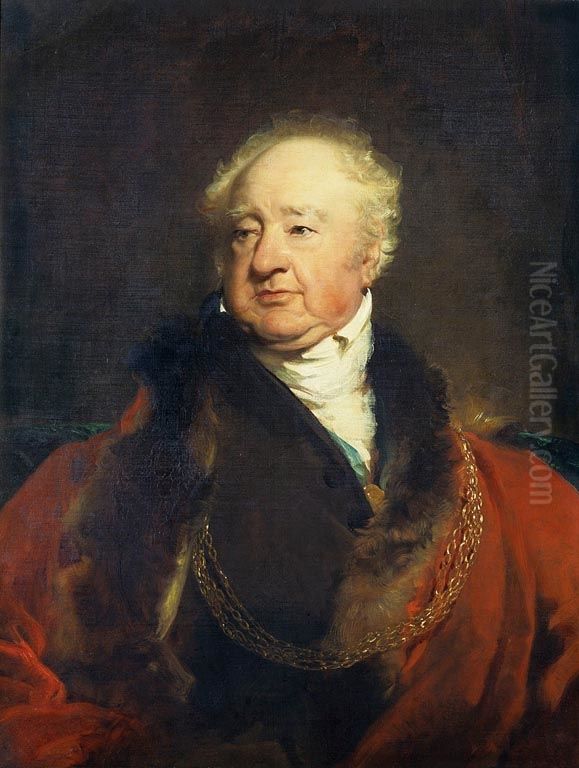 Sir William Curtis (1752-1829) Oil Painting by Thomas Lawrence Sir William Curtis (1752-1829) Oil Painting by Thomas Lawrence