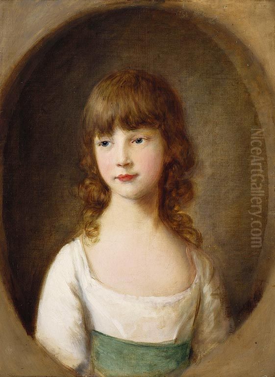 Princess Mary (1776-1857) Oil Painting by Thomas Gainsborough