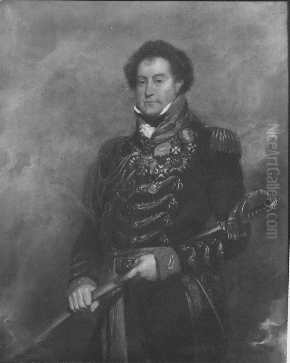 Sir George Adam Wood (1767-1831) Oil Painting by Henry William Pickersgill
