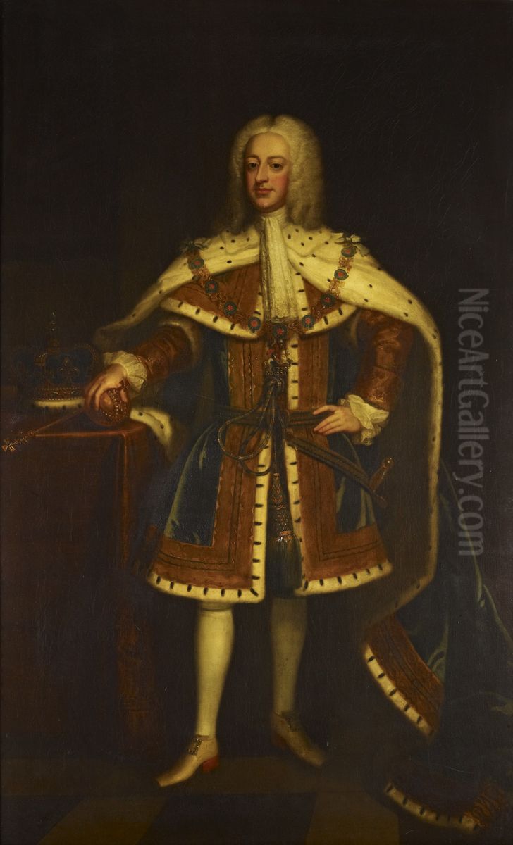 George II (1683-1760) Oil Painting by Enoch Seeman