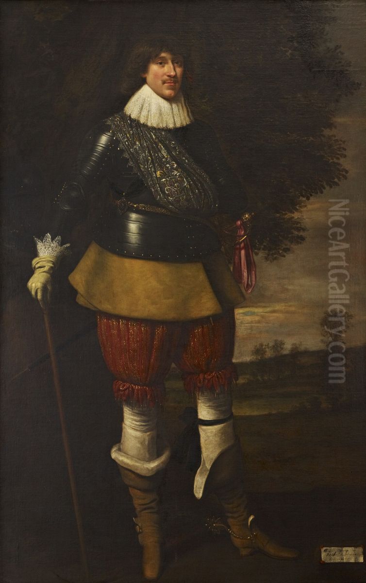Christian, Duke of Brunswick and Luneburg (1599-1626) Oil Painting by Daniel Mijtens