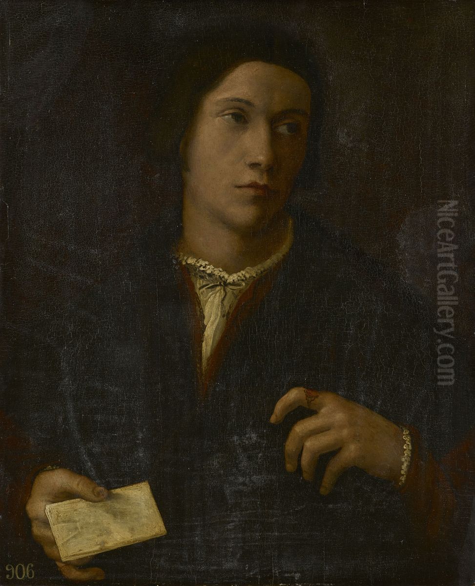 Portrait of a Young Man Oil Painting by Giulio Campi