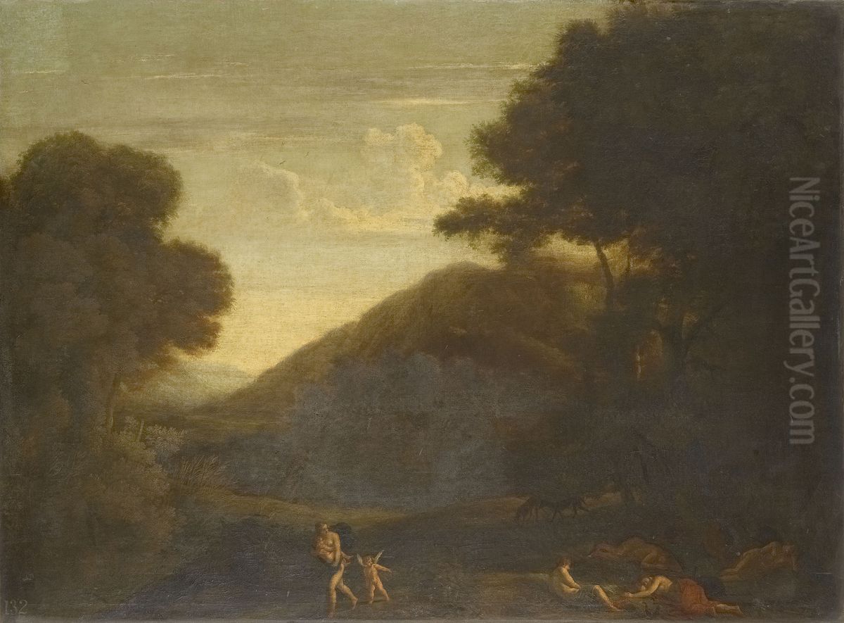 The Rape of Adonis Oil Painting by Herman Van Swanevelt
