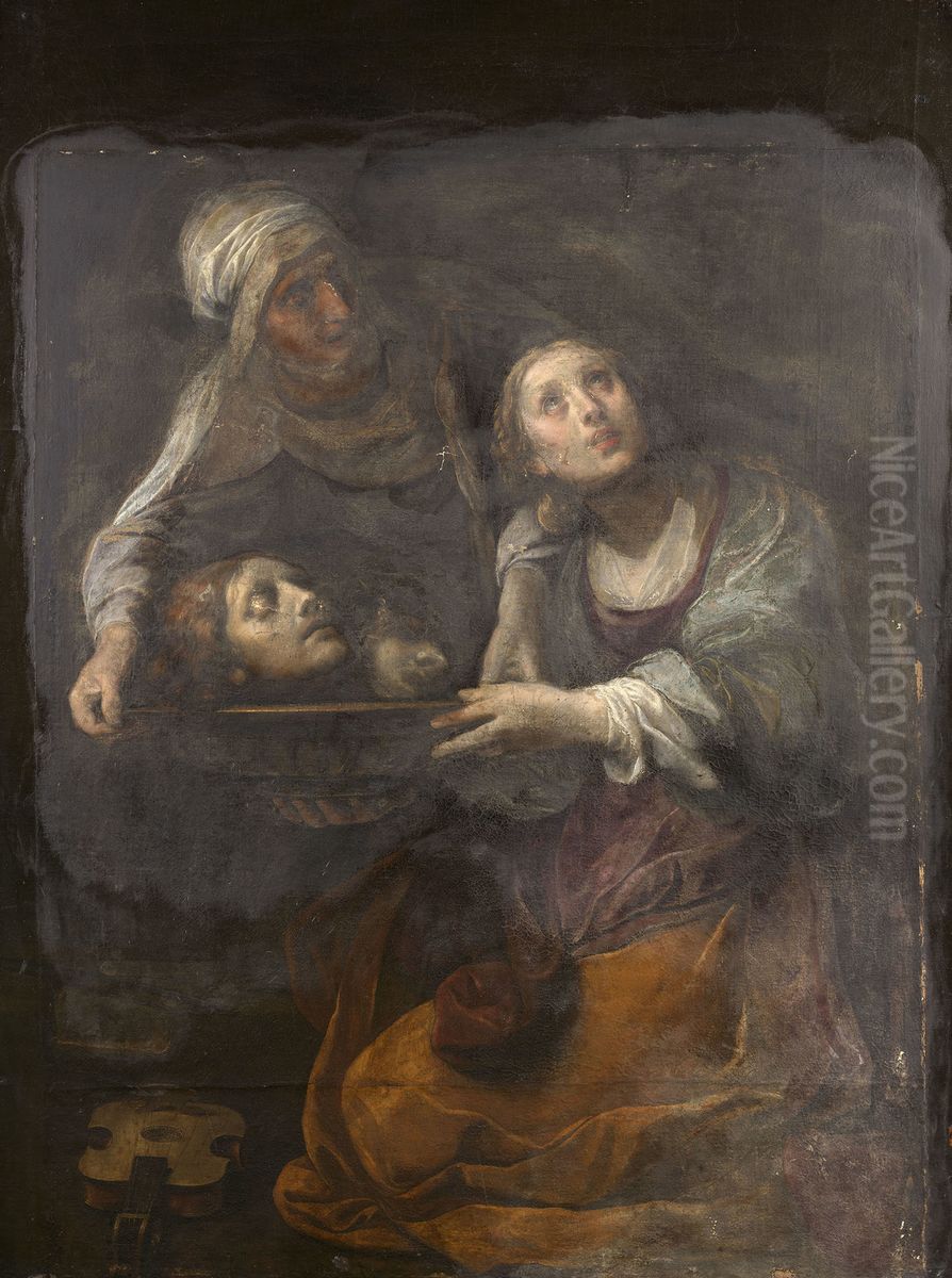 Saint Cecilia Oil Painting by Alessandro Tiarini