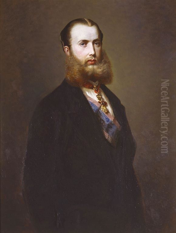Maximilian, Archduke of Austria and Emperor of Mexico (1832-67) Oil Painting by Albert Grafle