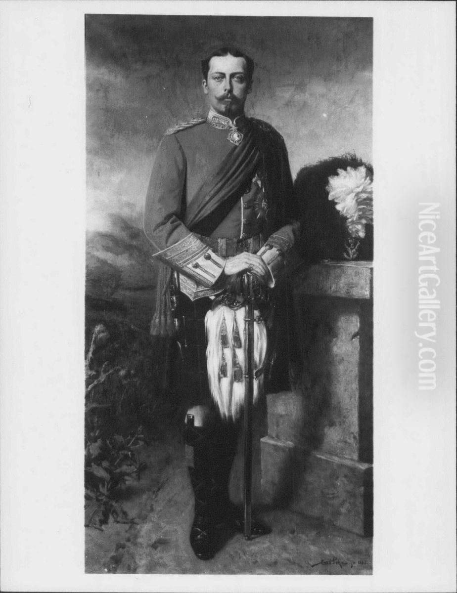 Leopold, Duke of Albany (1853-1884) Oil Painting by Carl Rudolph Sohn