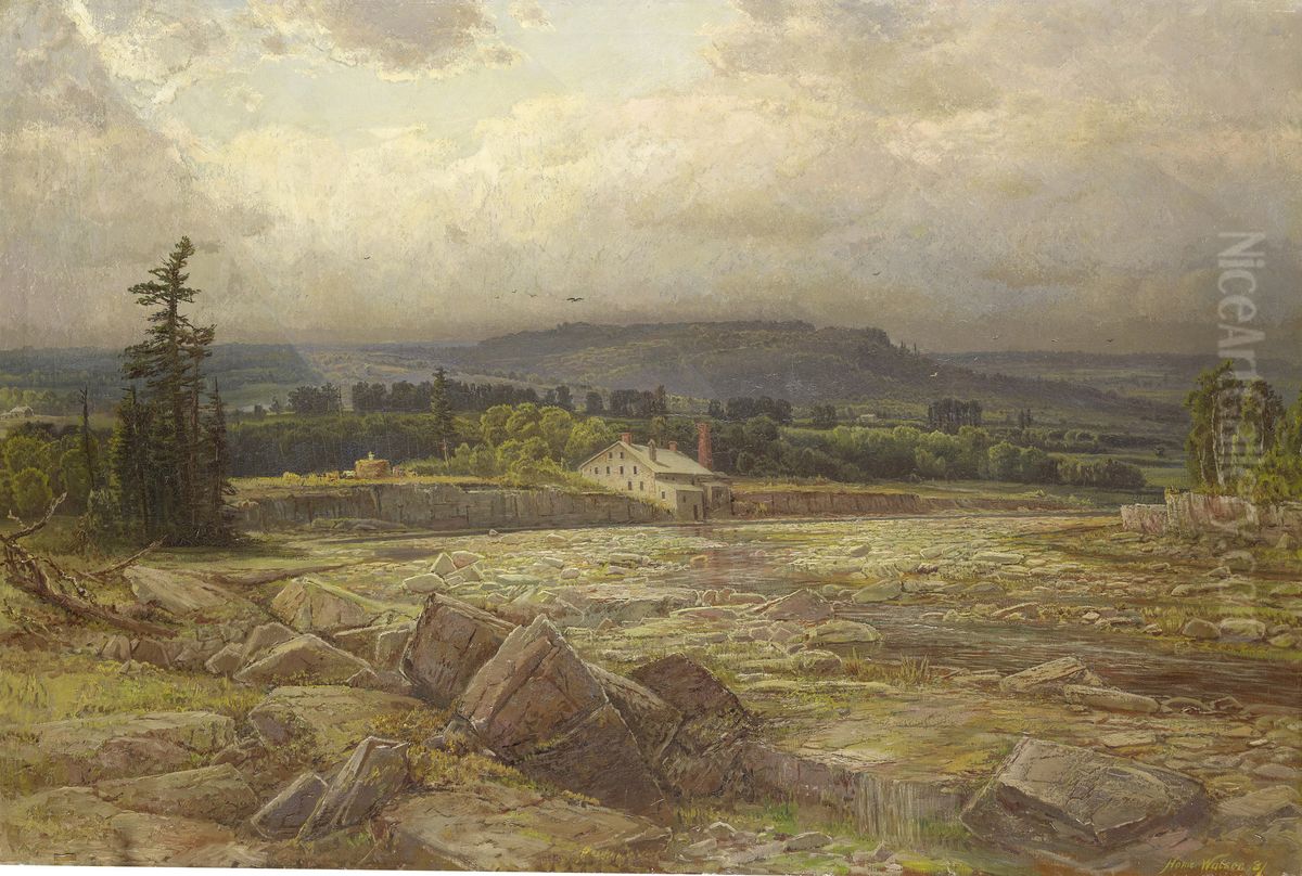 The Last Day of the Drought Oil Painting by Homer Watson