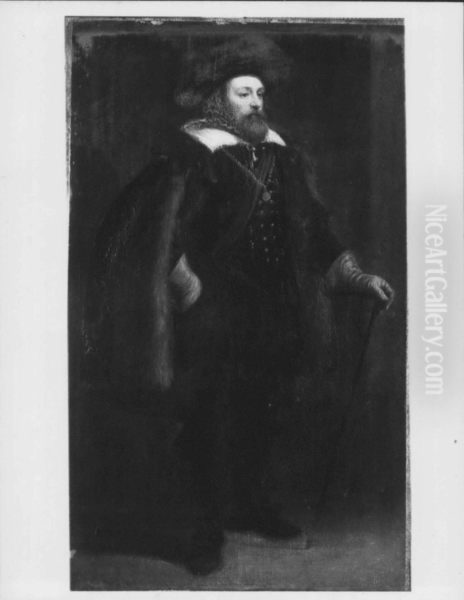 Study of a Spanish Nobleman Oil Painting by Augustus Wall Callcott