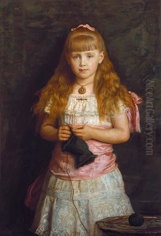 Princess Marie of Edinburgh (1875-1938) Oil Painting by Sir John Everett Millais