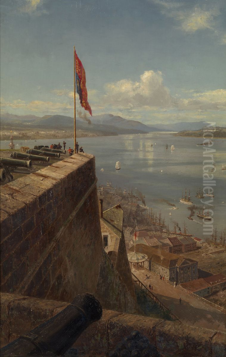 The King's Bastion, Quebec Oil Painting by Lucius Richard O'Brien