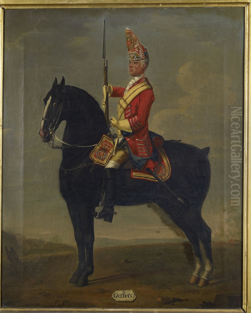Private, 2nd Troop of Horse Grenadier Guards, 1751 Oil Painting by David Morier