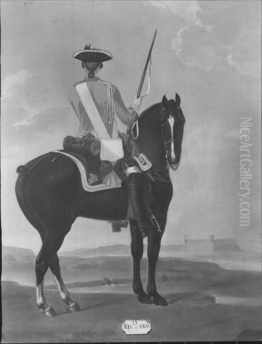 Private, 13th Dragoons, 1751 Oil Painting by David Morier
