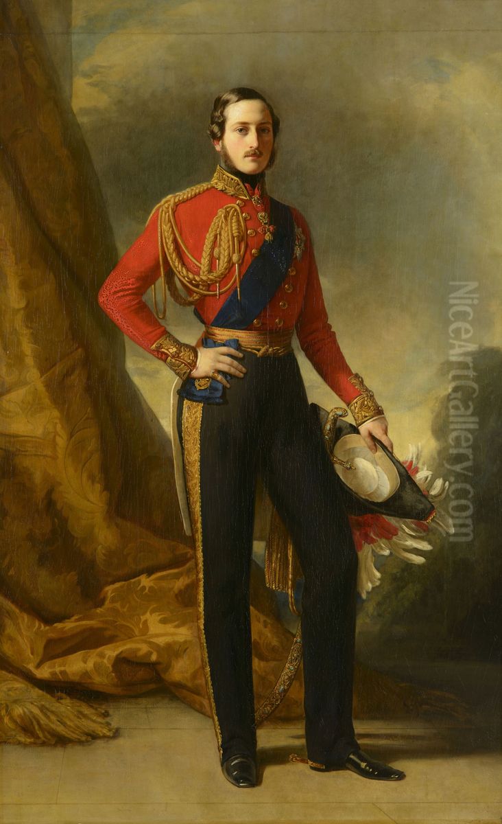 Prince Albert, Prince Consort (1819-1861) Oil Painting by Franz Xavier Winterhalter