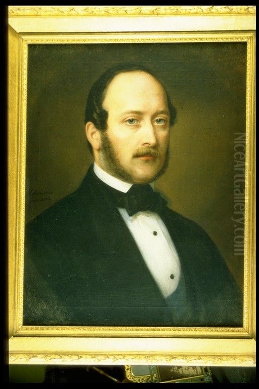 Prince Albert, The Prince Consort (1819-1861) Oil Painting by Georg Koberwein