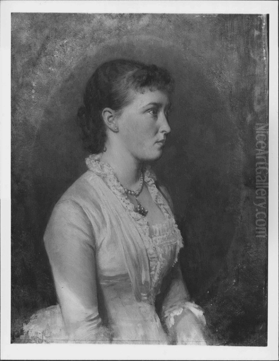 Princess Irene of Hesse (1866-1953) Oil Painting by Carl Rudolph Sohn