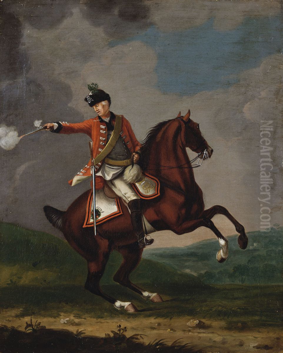 Private, 16th Light Dragoons Oil Painting by David Morier