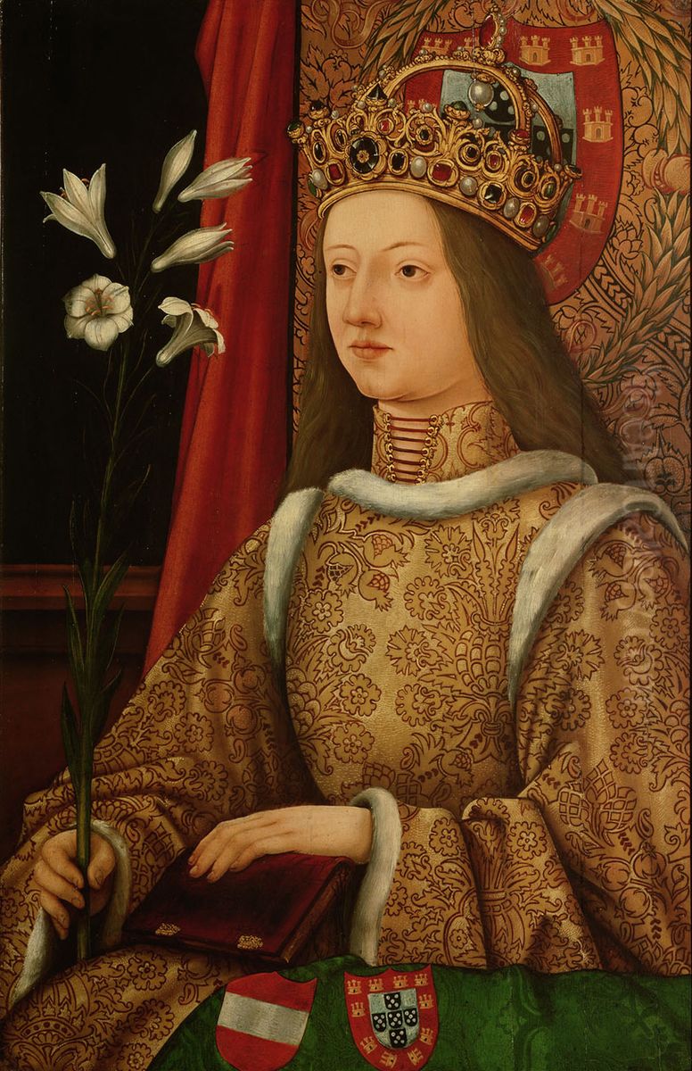 Portrait of Eleonore of Portugal Oil Painting by Hans Burgkmair the elder