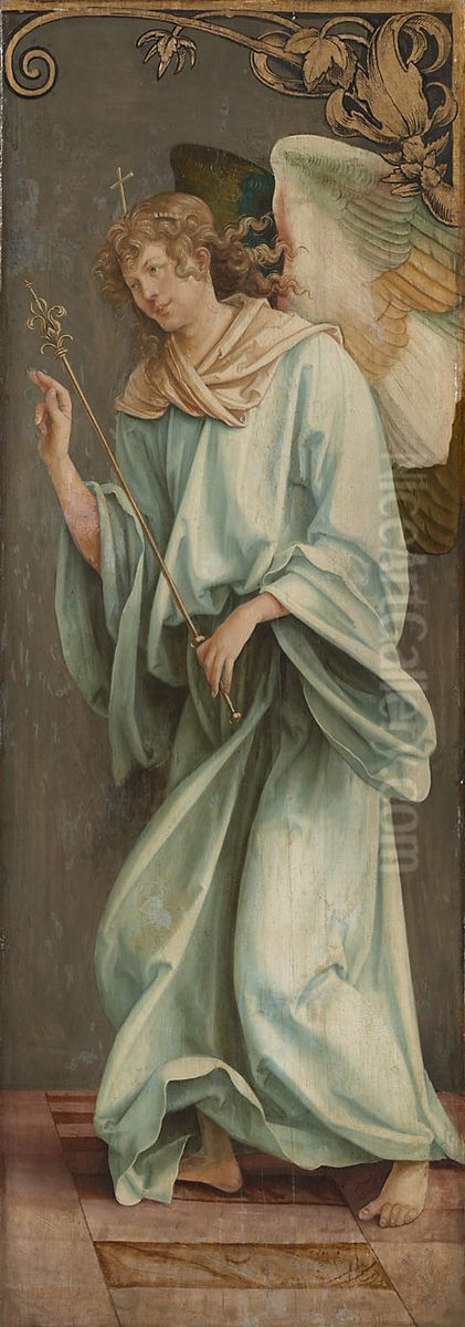 Verkundigung Mariae: Engel Oil Painting by Hans von Kulmbach