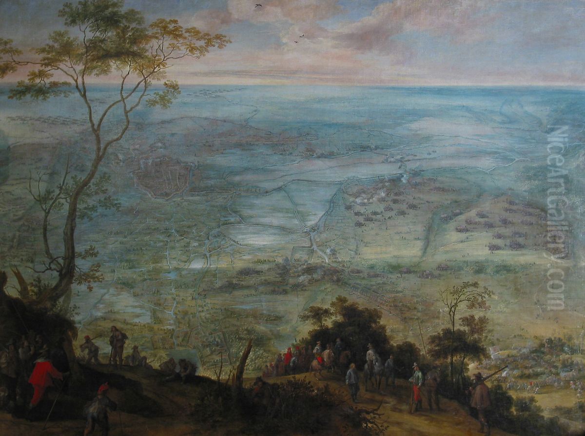 Relief from Saint-Omer, 12 July 1638 Oil Painting by Peter Snayers