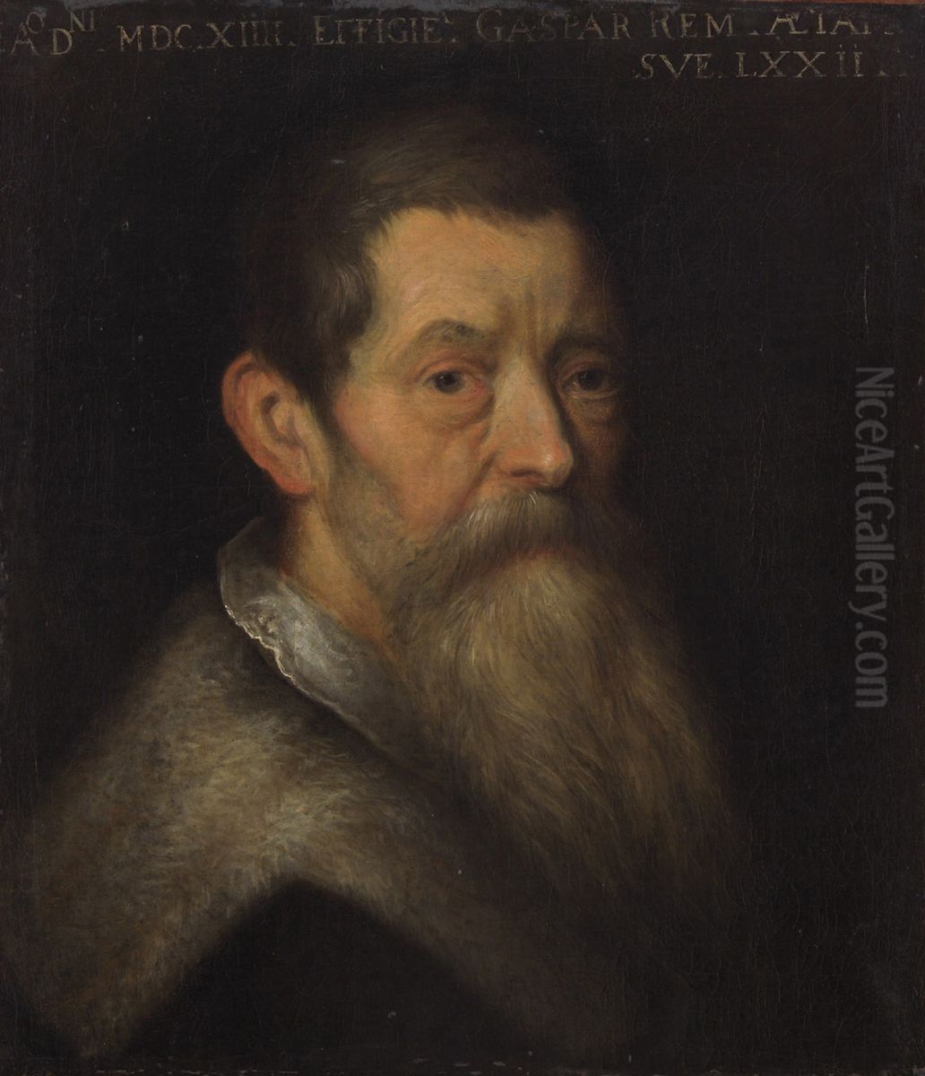 Self-portrait Oil Painting by Gaspar Rem
