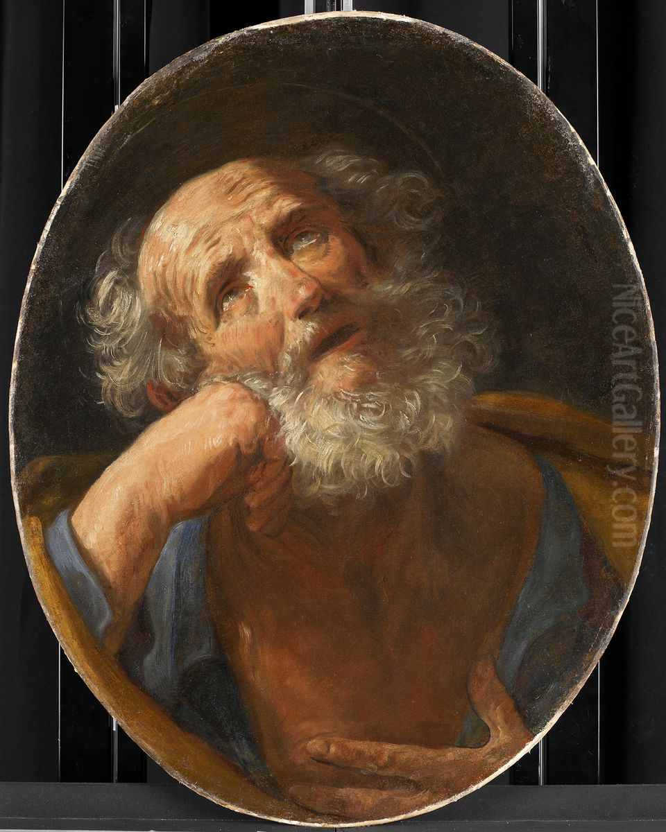 Reuiger Petrus Oil Painting by Guido Reni Reuiger Petrus Oil Painting by Guido Reni