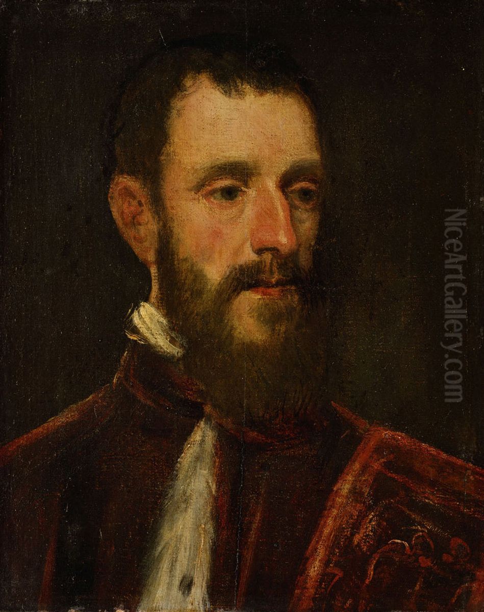Bildnis eines Prokurators Oil Painting by Jacopo Tintoretto