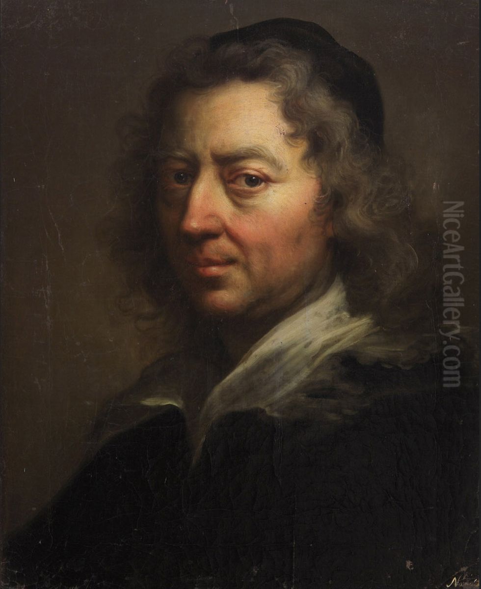 Portrait of an unknown man Oil Painting by Frans Van Stampart