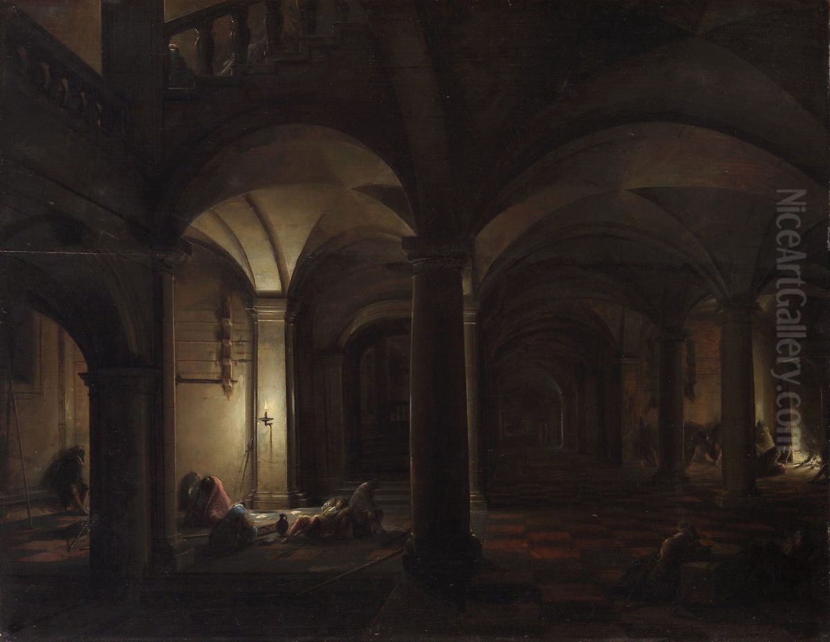 Befreiung Petri Oil Painting by Hendrik van Steenwijk II