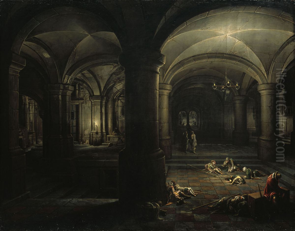 Befreiung Petri Oil Painting by Hendrik van Steenwijk II