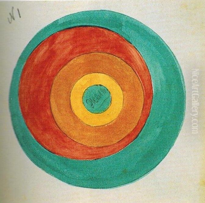 Colour Painting. Sketch. Oil Painting by Olga Rozanova