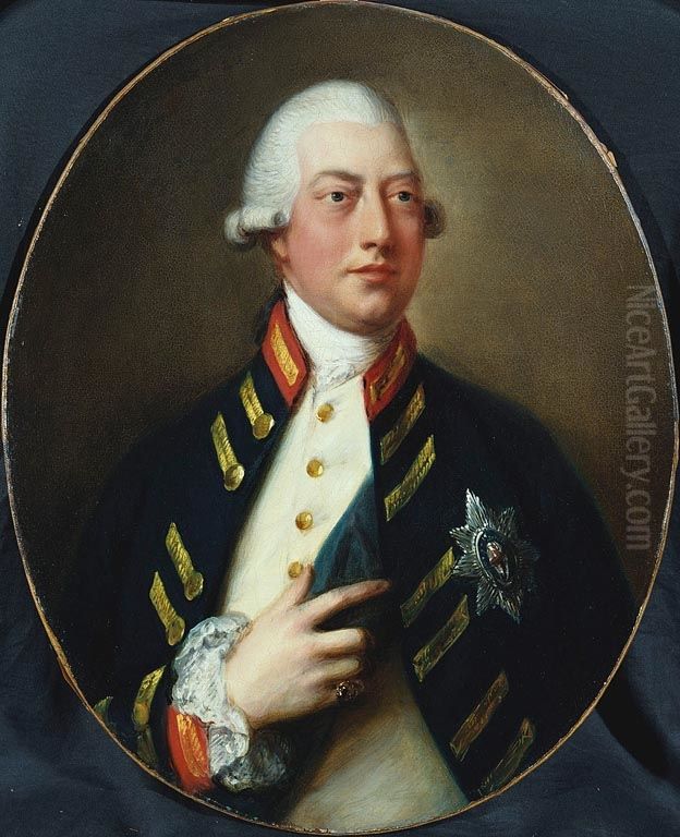 George III (1738-1820) Oil Painting by Thomas Gainsborough