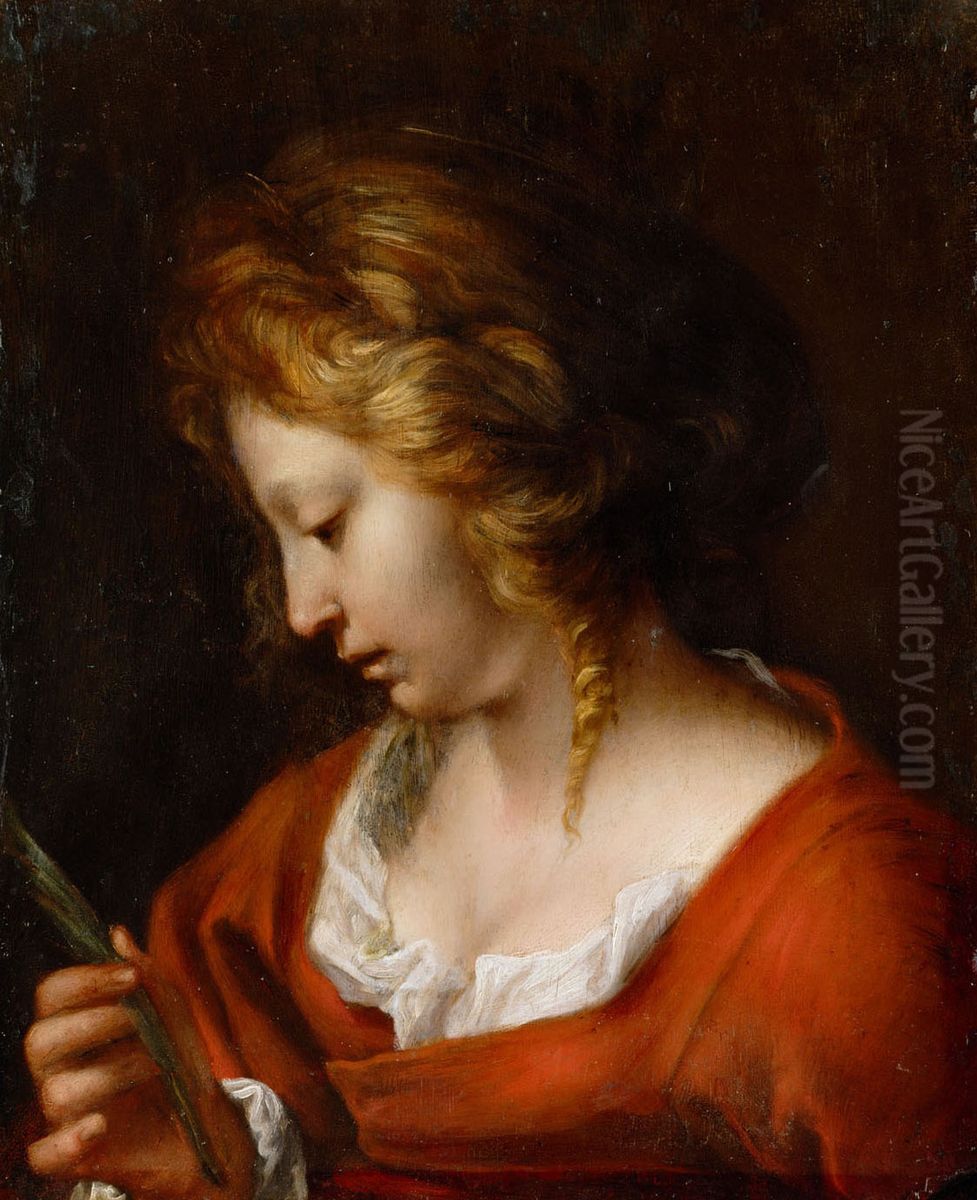 Hl. Katharina Oil Painting by Francesco Cairo