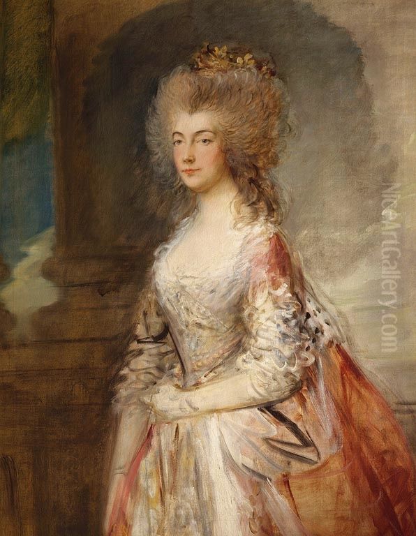 Anne, Duchess of Cumberland (1743-1808) Oil Painting by Thomas Gainsborough