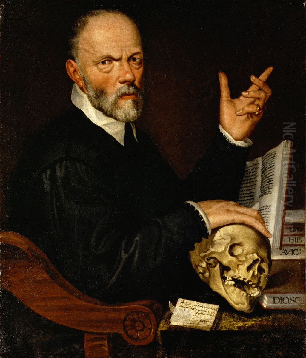 Der Arzt Carlo Fontana Oil Painting by Bartolomeo Passarotti
