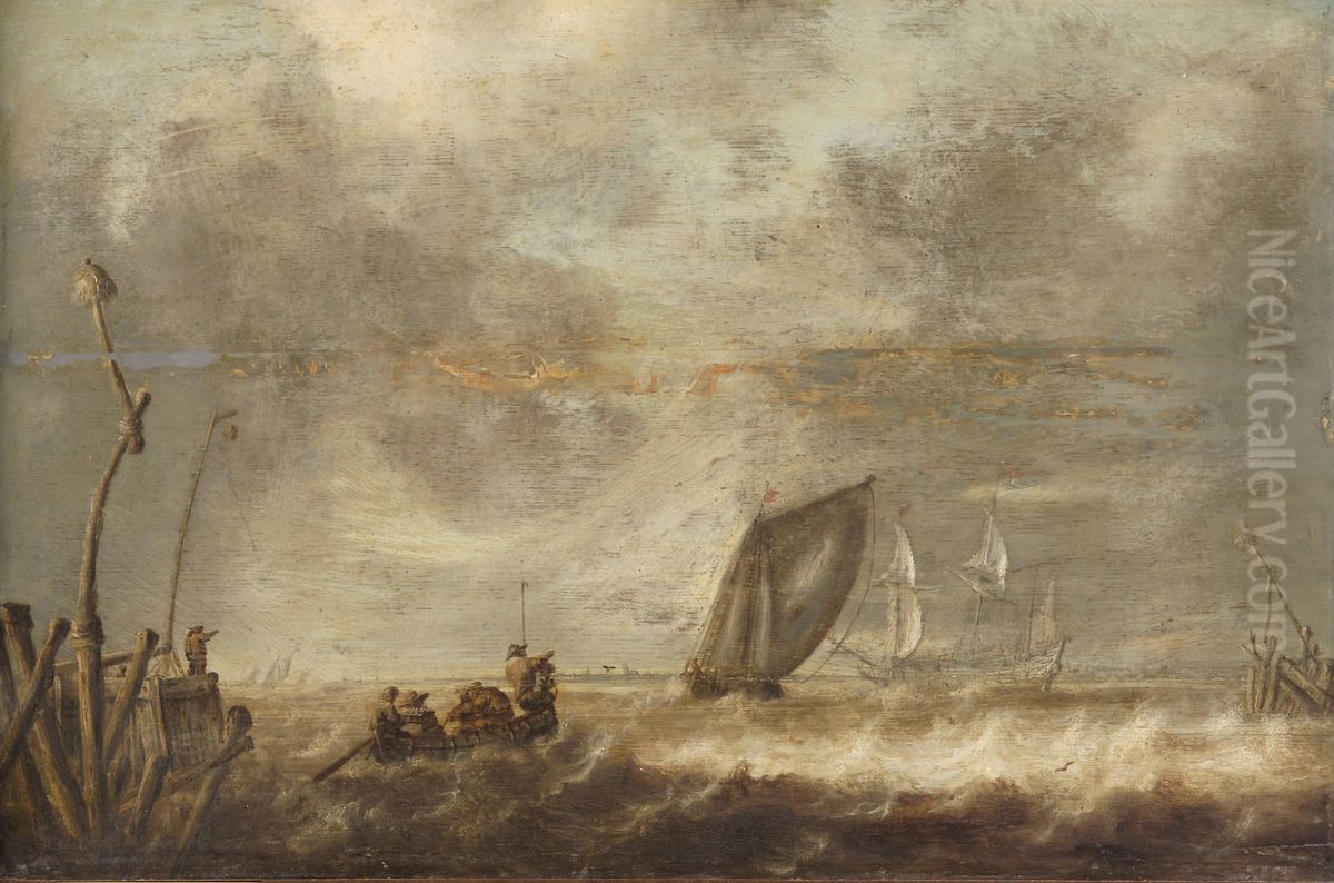 Seestuck Oil Painting by Jan Porcellis