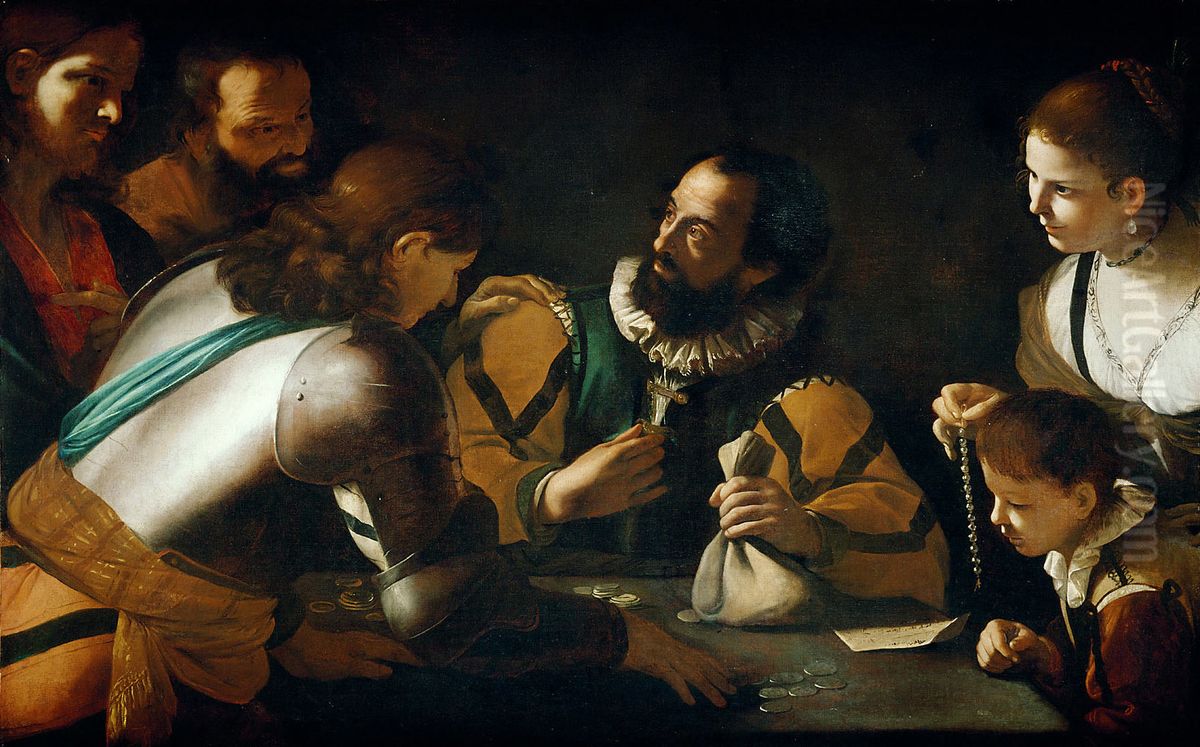 Berufung des Apostels Matthaus Oil Painting by Mattia Preti