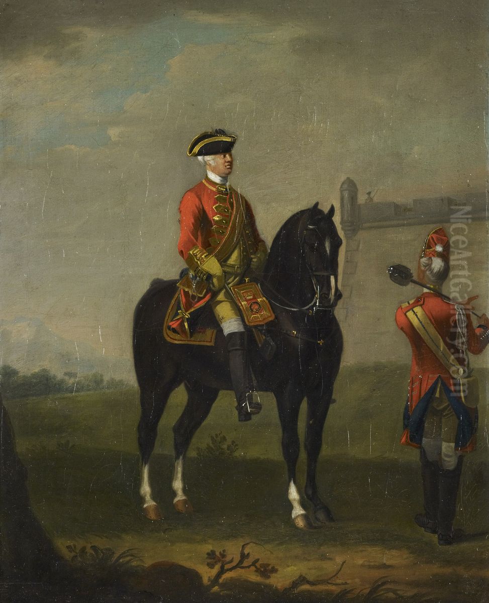 Privates, 1st Troop of Horse Guards and 1st Troop of Horse Grenadier Guards Oil Painting by David Morier
