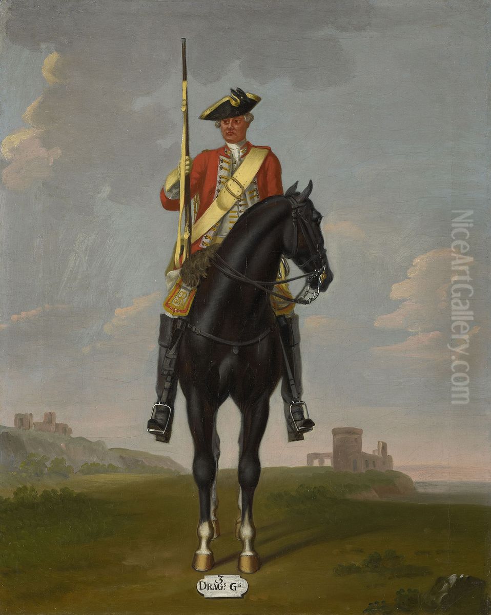 Private, 3rd Dragoon Guards, 1751 Oil Painting by David Morier