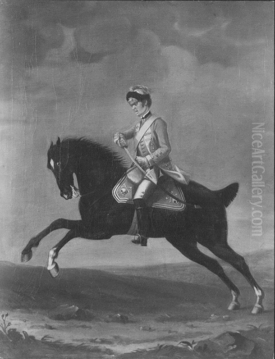 Private, 17th Light Dragoons Oil Painting by David Morier