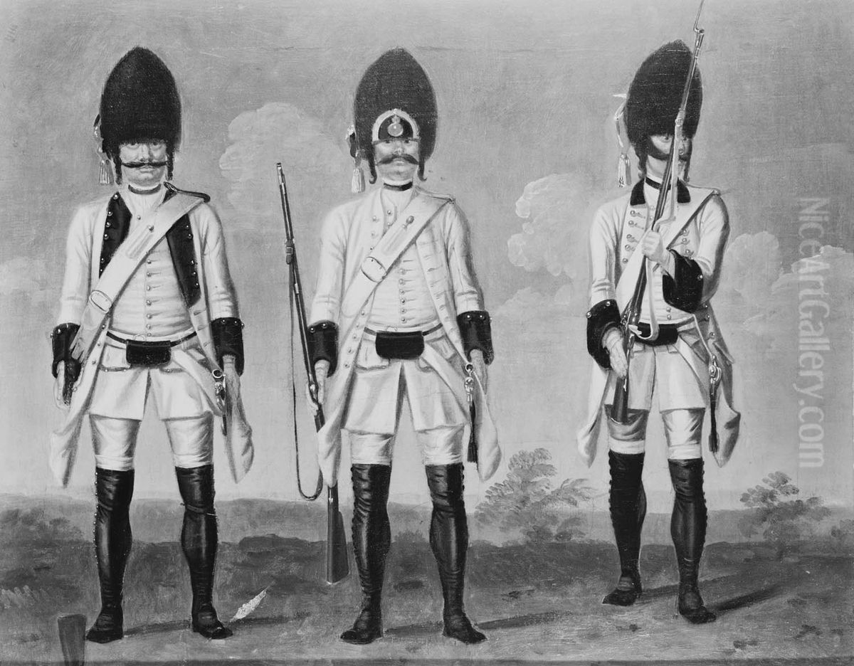 Grenadiers, two unidentified Infantry Regiments and Infantry Regiment 