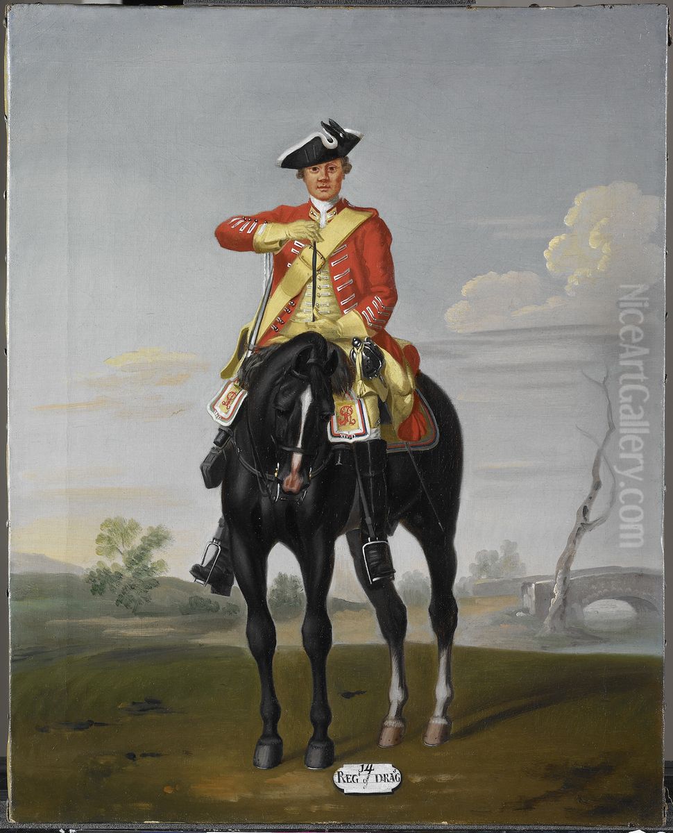 Private, 14th Dragoons, 1751 Oil Painting by David Morier