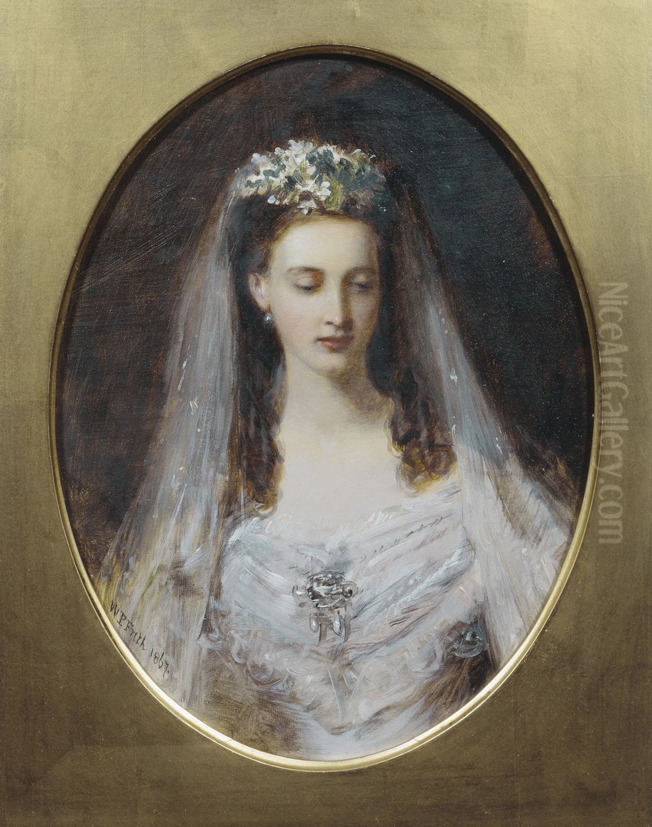 Queen Alexandra (1844-1925) when Princess of Wales Oil Painting by William Powell Frith