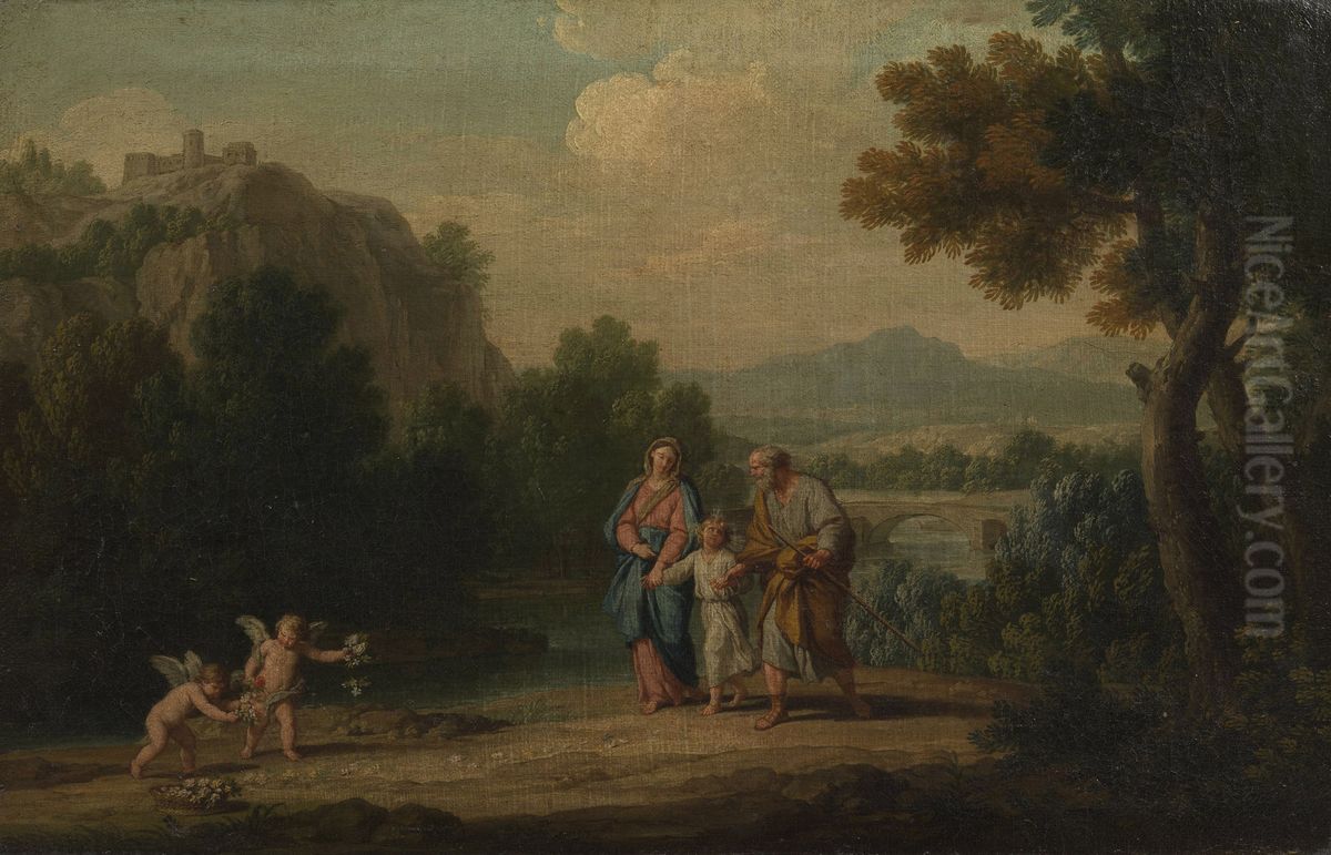 The Return from Egypt Oil Painting by Giuseppe Bottani