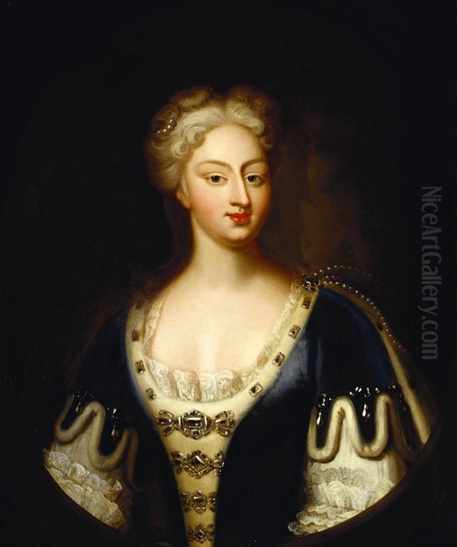 Queen Caroline (1683-1737) Oil Painting by Enoch Seeman