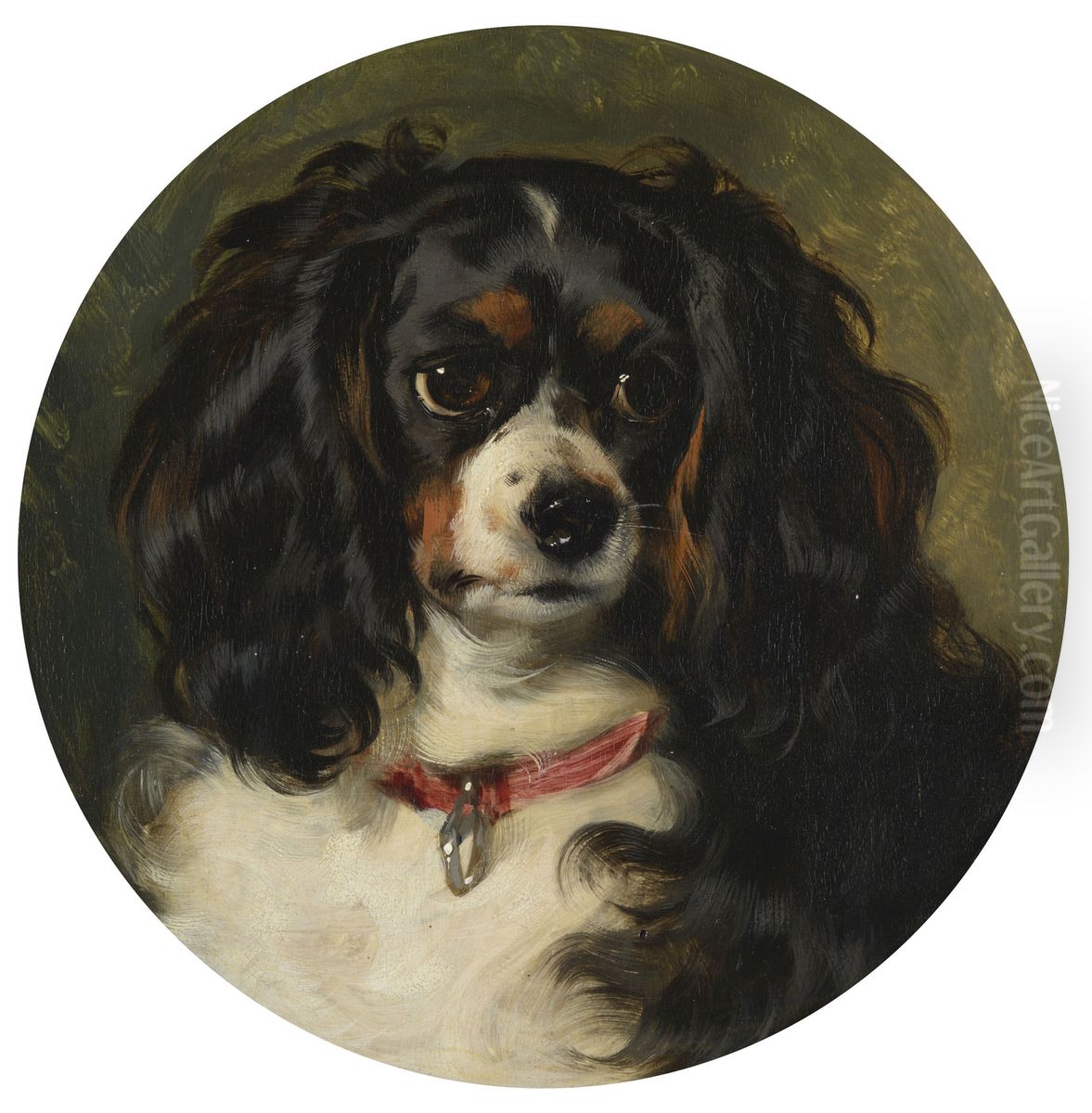 Dash Oil Painting by Sir Edwin Henry Landseer