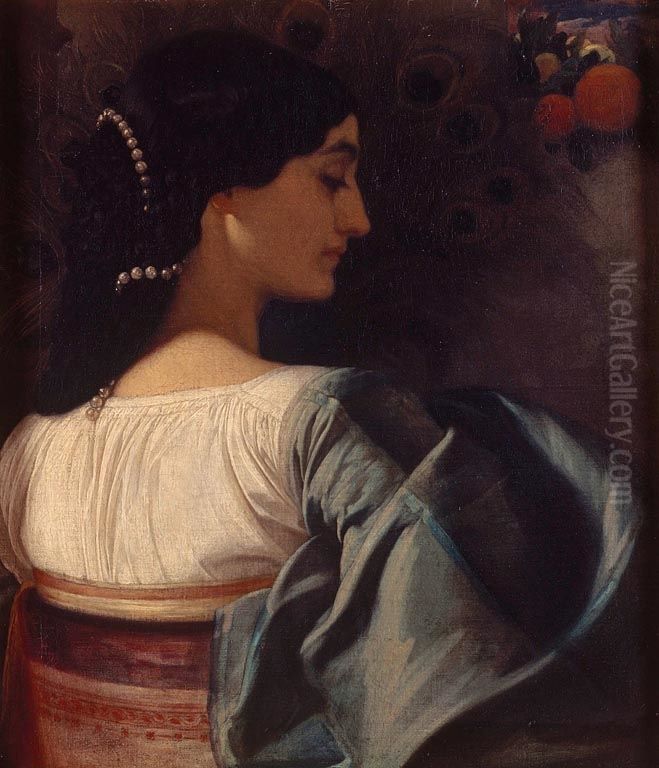 Nanna (Pavonia) Oil Painting by Lord Frederick Leighton
